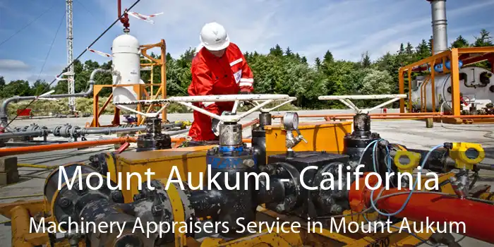 Mount Aukum - California Machinery Appraisers Service in Mount Aukum