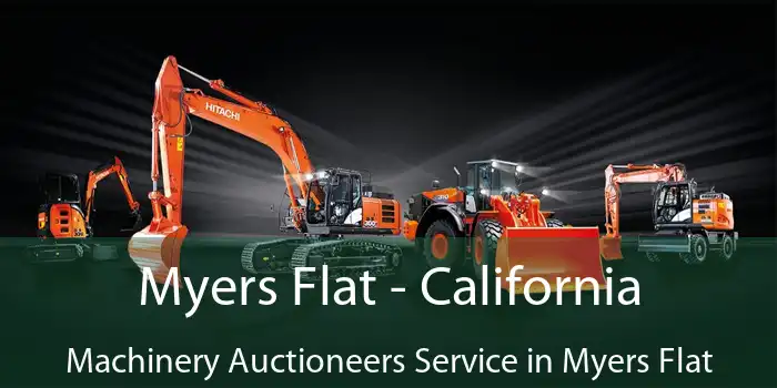 Myers Flat - California Machinery Auctioneers Service in Myers Flat