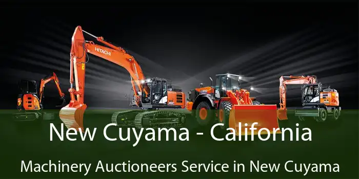 New Cuyama - California Machinery Auctioneers Service in New Cuyama