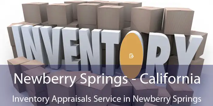 Newberry Springs - California Inventory Appraisals Service in Newberry Springs