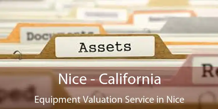 Nice - California Equipment Valuation Service in Nice