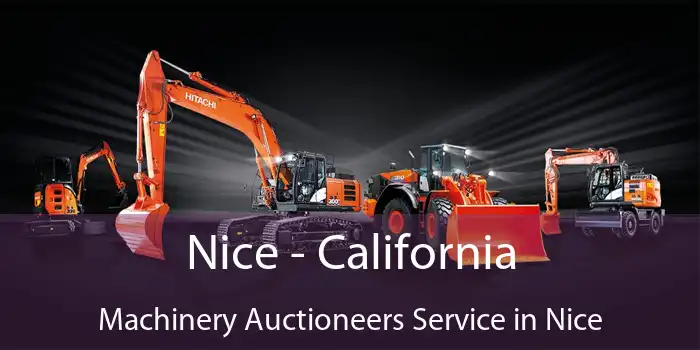 Nice - California Machinery Auctioneers Service in Nice