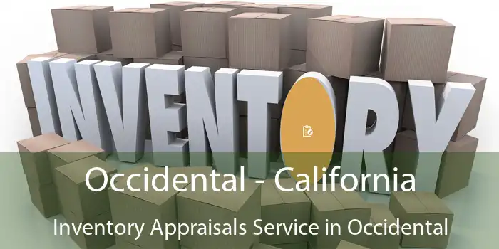 Occidental - California Inventory Appraisals Service in Occidental