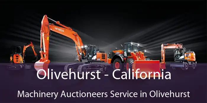 Olivehurst - California Machinery Auctioneers Service in Olivehurst