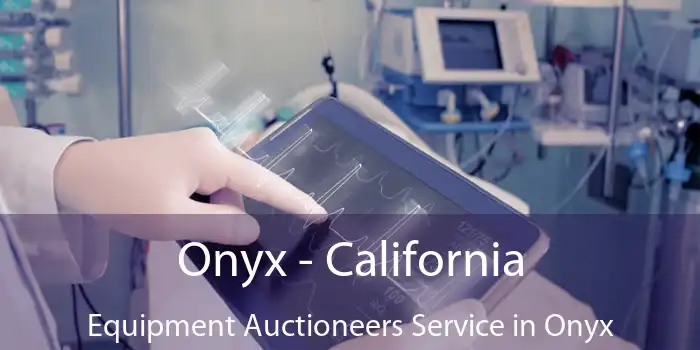 Onyx - California Equipment Auctioneers Service in Onyx