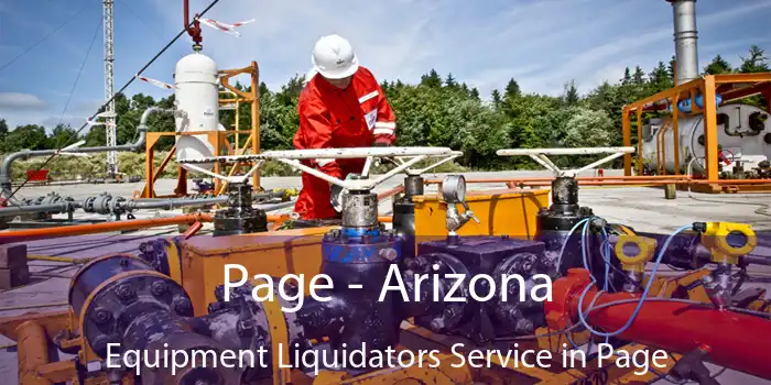 Page - Arizona Equipment Liquidators Service in Page