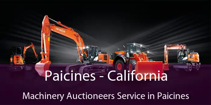 Paicines - California Machinery Auctioneers Service in Paicines