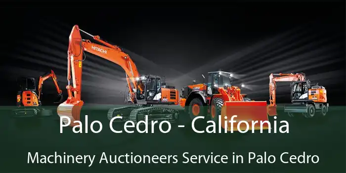 Palo Cedro - California Machinery Auctioneers Service in Palo Cedro