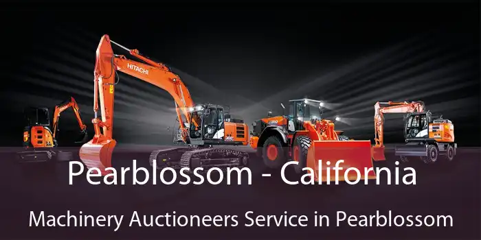 Pearblossom - California Machinery Auctioneers Service in Pearblossom