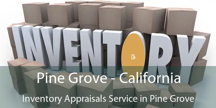 Pine Grove - California Inventory Appraisals Service in Pine Grove