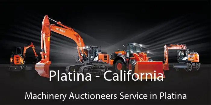 Platina - California Machinery Auctioneers Service in Platina