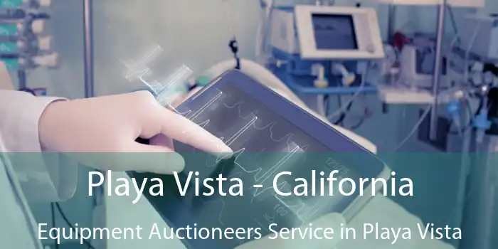 Playa Vista - California Equipment Auctioneers Service in Playa Vista