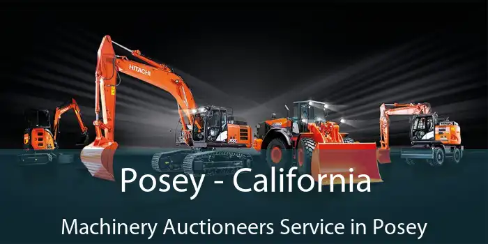 Posey - California Machinery Auctioneers Service in Posey