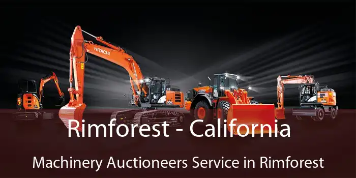 Rimforest - California Machinery Auctioneers Service in Rimforest