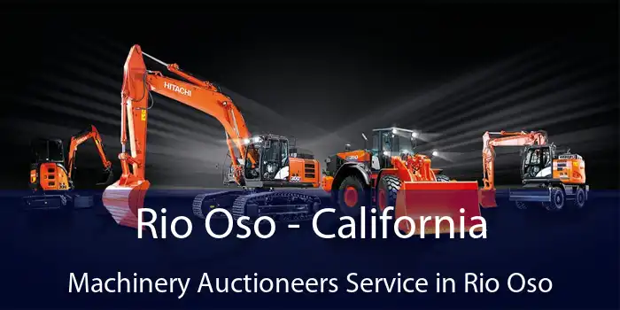 Rio Oso - California Machinery Auctioneers Service in Rio Oso