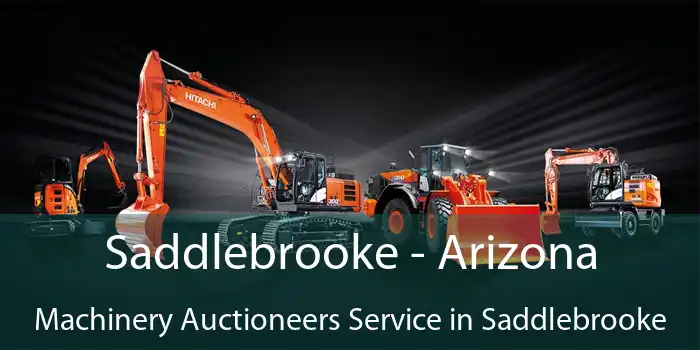 Saddlebrooke - Arizona Machinery Auctioneers Service in Saddlebrooke