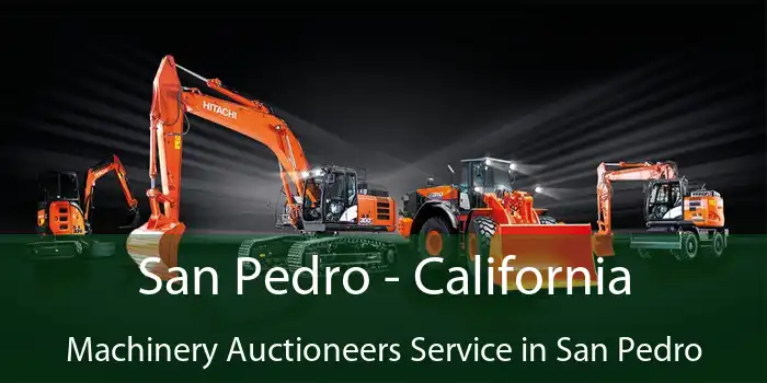 San Pedro - California Machinery Auctioneers Service in San Pedro