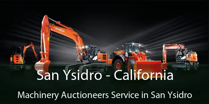 San Ysidro - California Machinery Auctioneers Service in San Ysidro