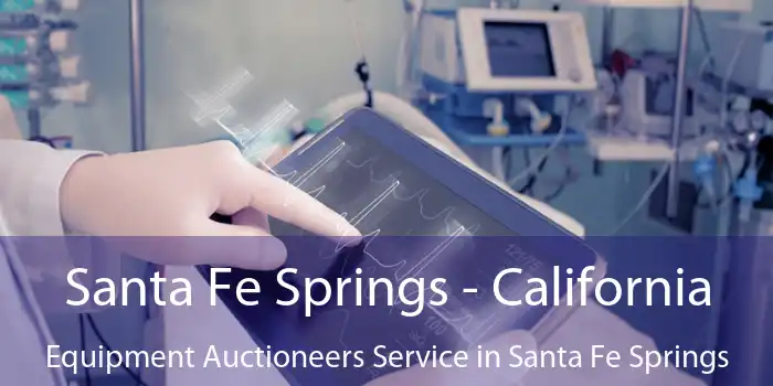 Santa Fe Springs - California Equipment Auctioneers Service in Santa Fe Springs