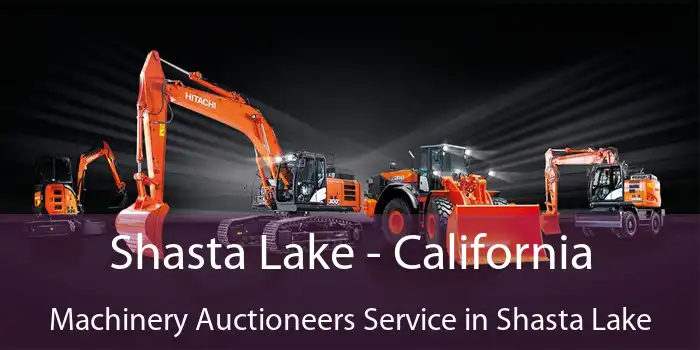 Shasta Lake - California Machinery Auctioneers Service in Shasta Lake