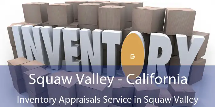 Squaw Valley - California Inventory Appraisals Service in Squaw Valley