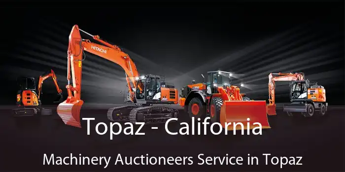 Topaz - California Machinery Auctioneers Service in Topaz