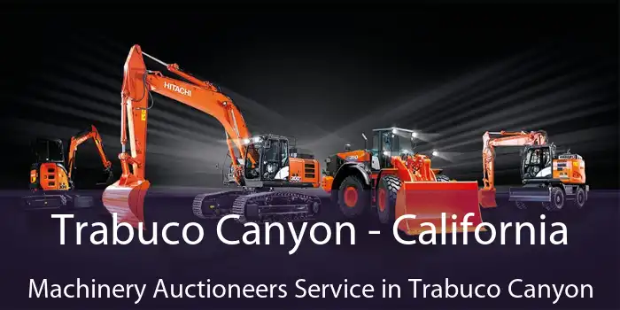 Trabuco Canyon - California Machinery Auctioneers Service in Trabuco Canyon