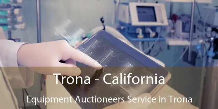 Trona - California Equipment Auctioneers Service in Trona