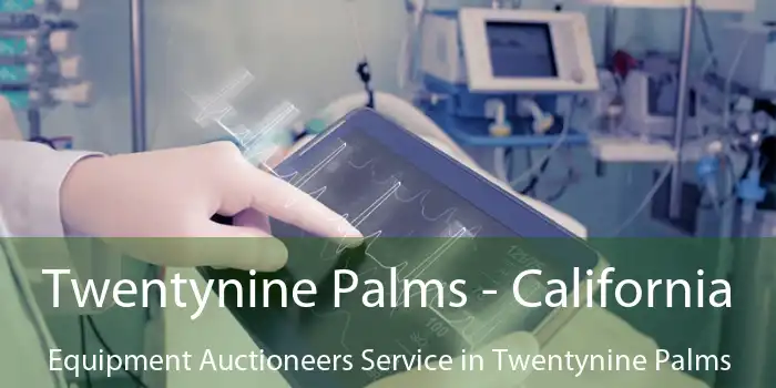 Twentynine Palms - California Equipment Auctioneers Service in Twentynine Palms