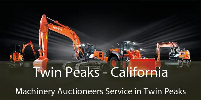 Twin Peaks - California Machinery Auctioneers Service in Twin Peaks