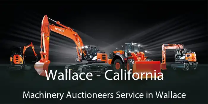 Wallace - California Machinery Auctioneers Service in Wallace