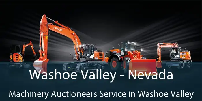 Washoe Valley - Nevada Machinery Auctioneers Service in Washoe Valley