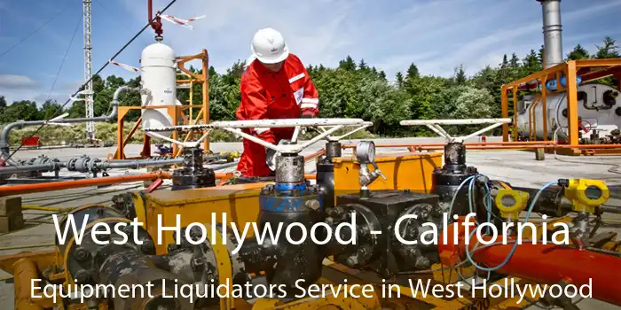 West Hollywood - California Equipment Liquidators Service in West Hollywood