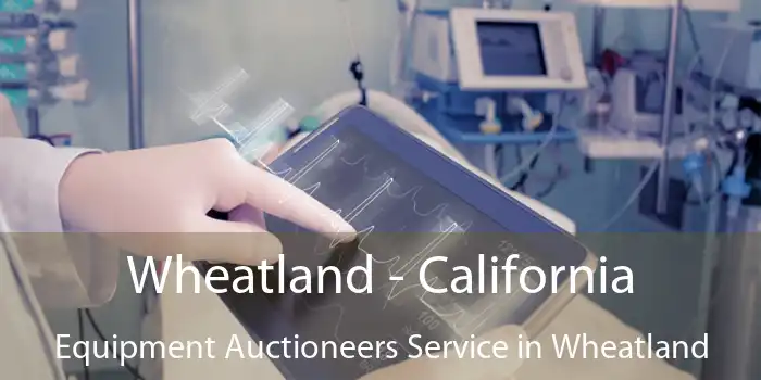 Wheatland - California Equipment Auctioneers Service in Wheatland