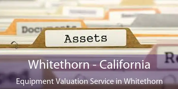 Whitethorn - California Equipment Valuation Service in Whitethorn