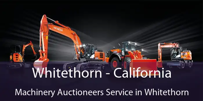 Whitethorn - California Machinery Auctioneers Service in Whitethorn