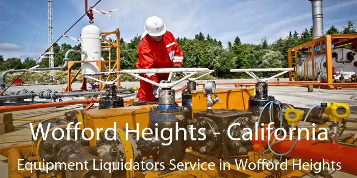 Wofford Heights - California Equipment Liquidators Service in Wofford Heights